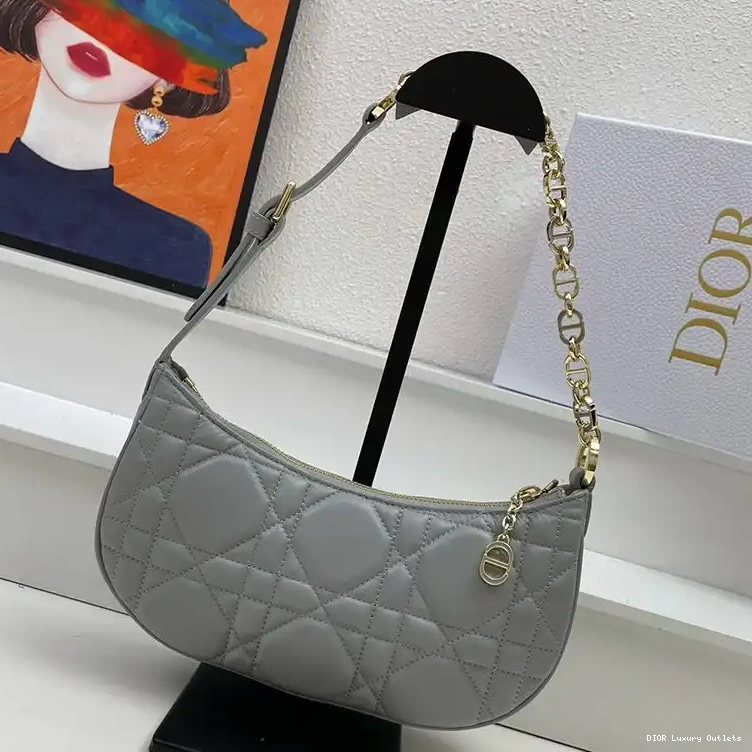Cannage Blue Dior CD Bag Lambskin Sky Lounge 0416 Luxury
